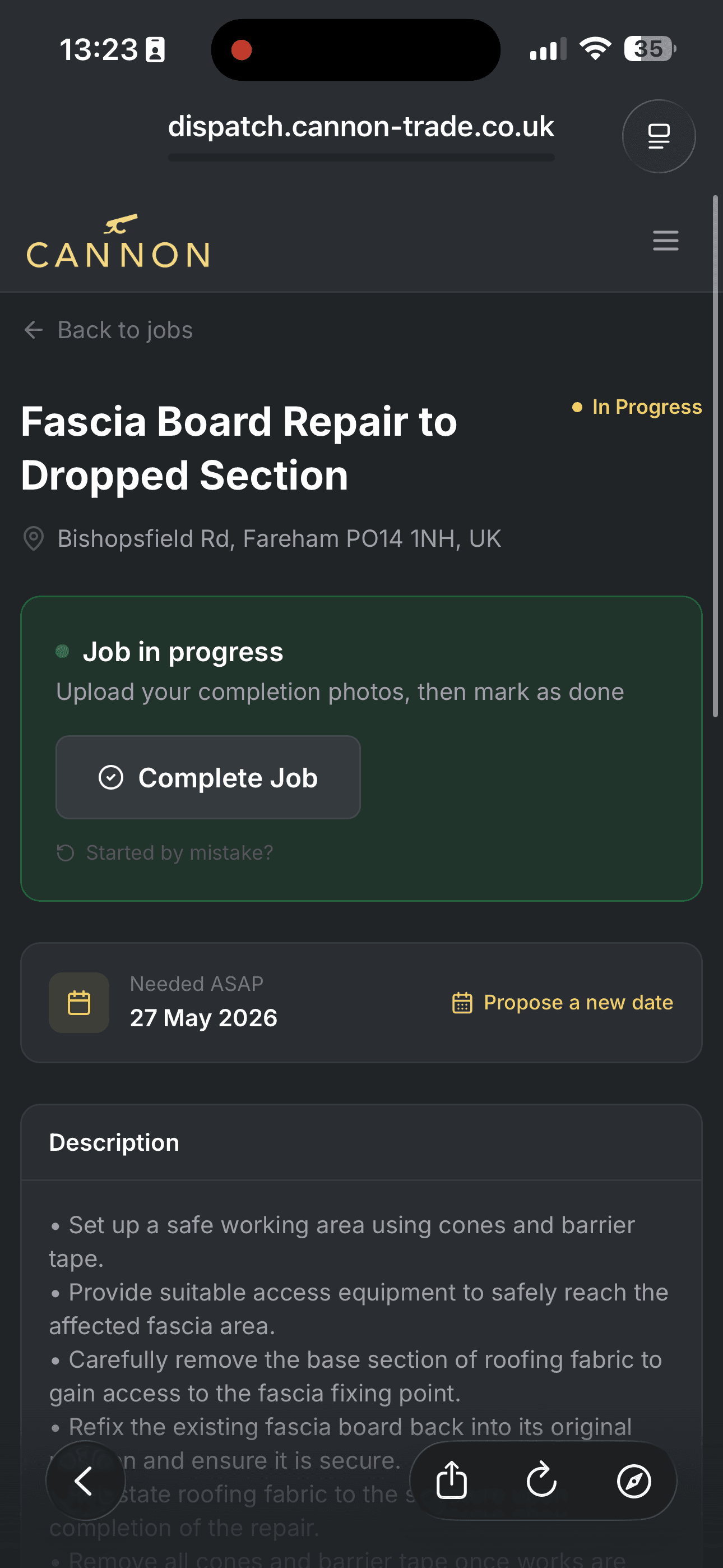 Submit work